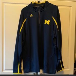 Adidas Michigan 3/4 zip pullover